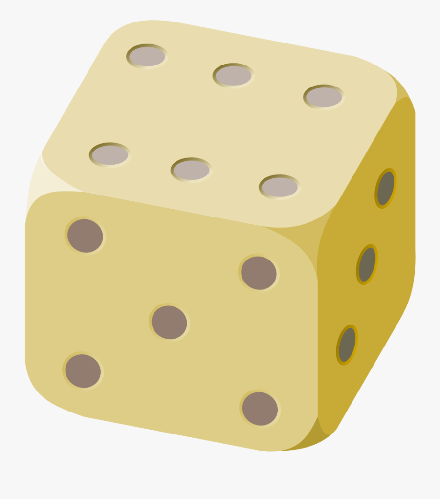 Dice - Clip Art Un Dé, Transparent Clipart