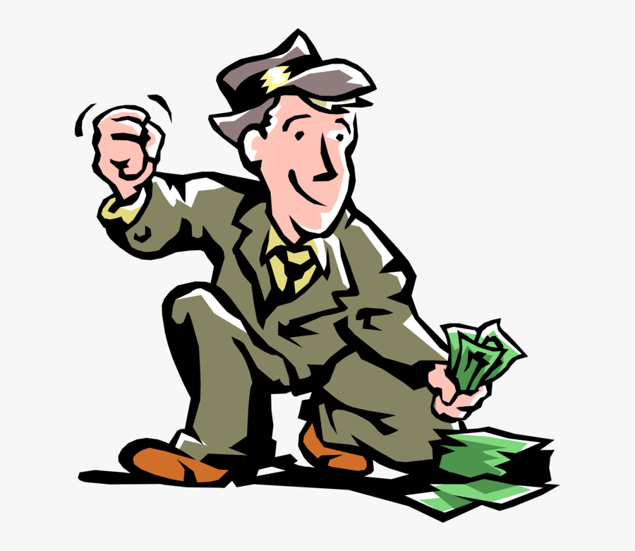 Vector Illustration Of Businessman Rolls The Dice In - Street Dice Png, Transparent Clipart