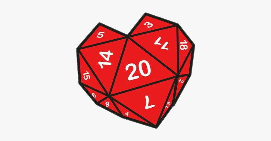 #freetoedit #roll #dice #love #heart - Dungeons And Dragons Love, Transparent Clipart