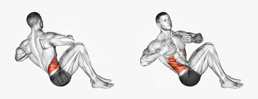 Russian Twists Muscle Exercise, Transparent Clipart