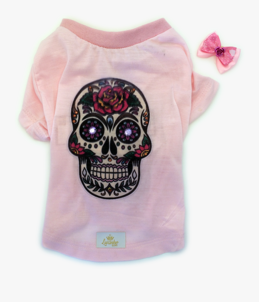 Transparent Blusa Clipart - Day Of The Dead Skull Pdf, Transparent Clipart