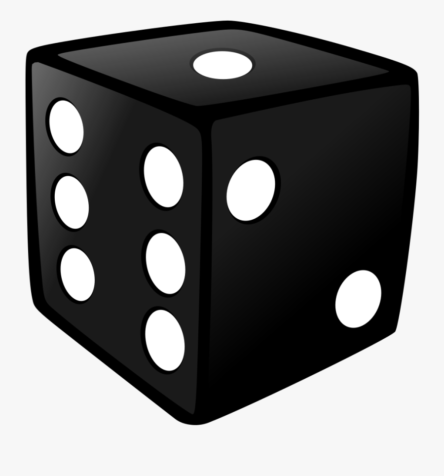 Dice Clipart Black - Dice , Free Transparent Clipart - ClipartKey