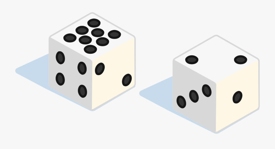 Transparent Dice Clipart - Dice, Transparent Clipart