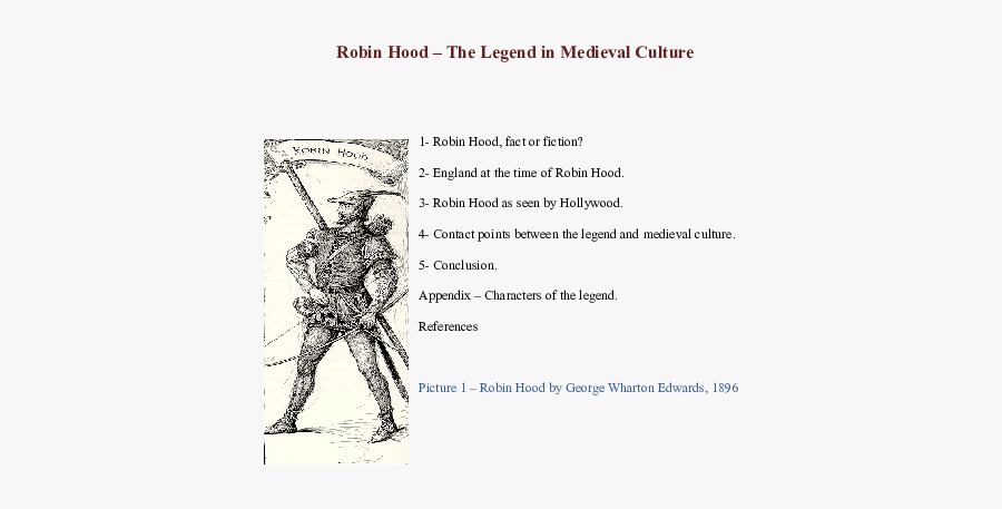 Robin Hood Poem For Children, Transparent Clipart