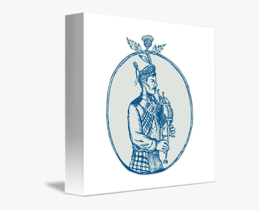 Etching Drawing Engraving - Scotsman Etching, Transparent Clipart
