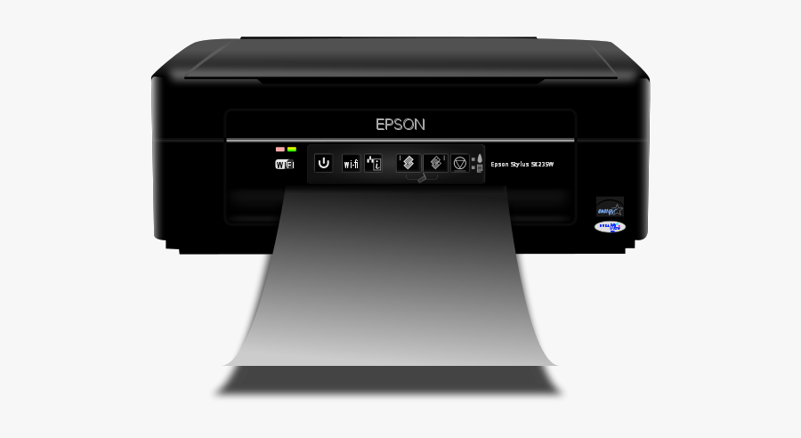 Nyomtató Fekete Fehér, Transparent Clipart