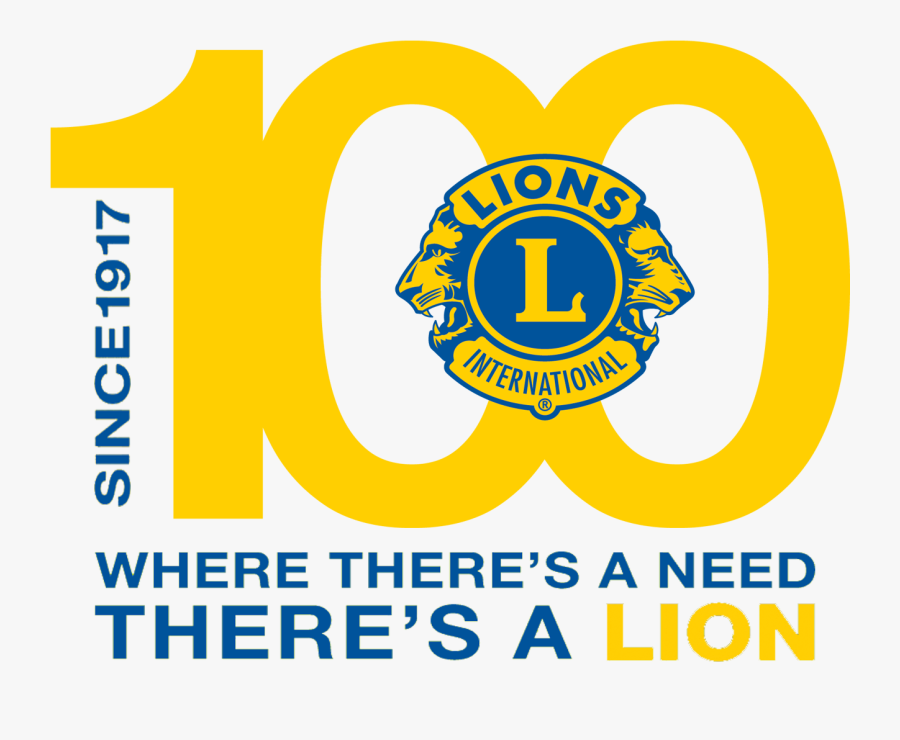 Transparent Detroit Lions Logo Png - Lions Club International, Transparent Clipart