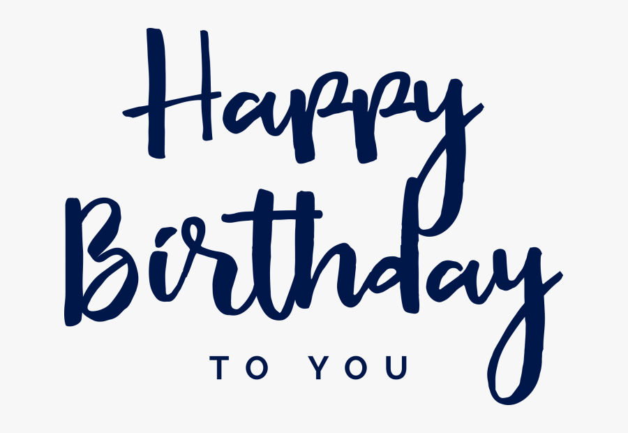 Happy Birthday Png Blue - Happy Birthday Brother Simple, Transparent Clipart