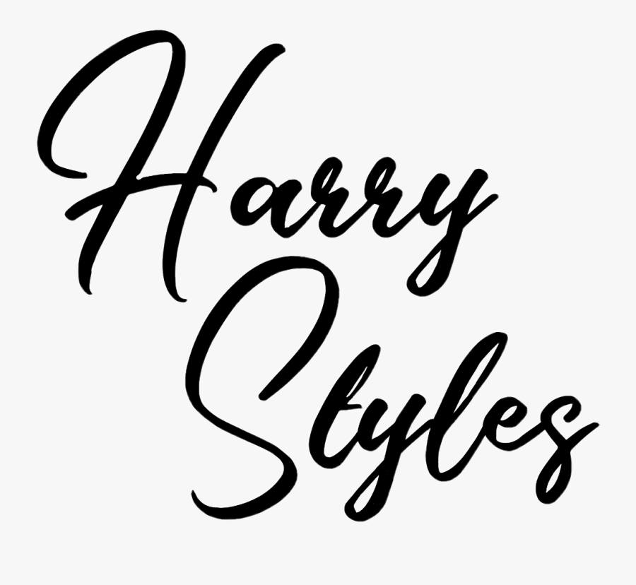 #harry Styles #onedirection #harrystylesedit #lettering - Calligraphy, Transparent Clipart