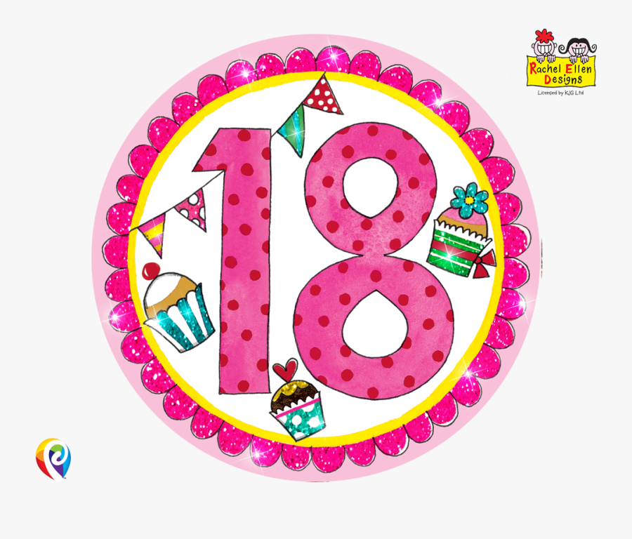 18th Birthday Clipart, Transparent Clipart