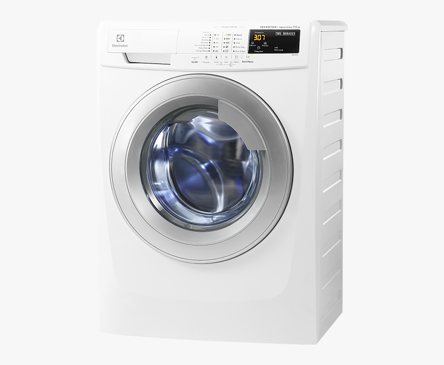 Dryer Clipart Front Load Washer - Electrolux Inverter Washing Machine, Transparent Clipart