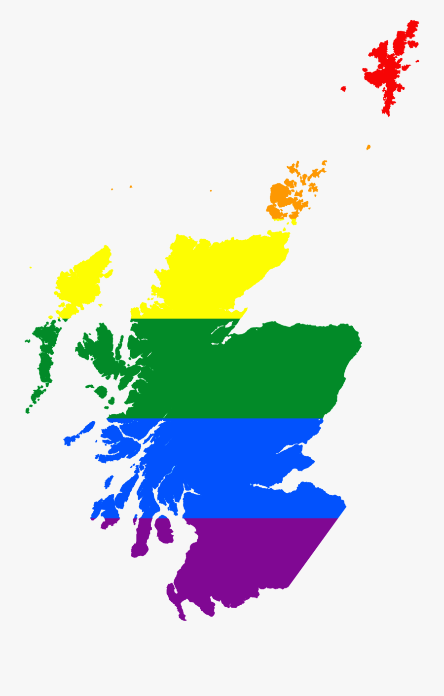 Map Of Scotland Transparent Clipart , Png Download - Languages Of Scotland, Transparent Clipart