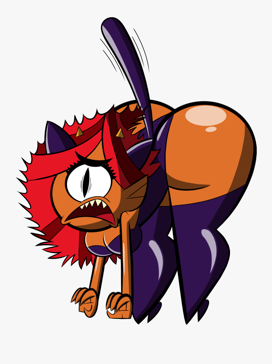 Feisty Kitty Cat Saffi By Ck Draws Stuff - Cartoon, Transparent Clipart