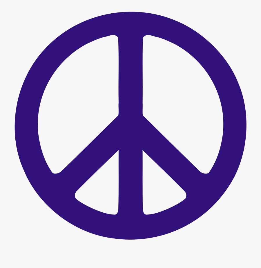 Indigo Peace Symbol 1 Scallywag Peacesymbol - Embankment Tube Station, Transparent Clipart