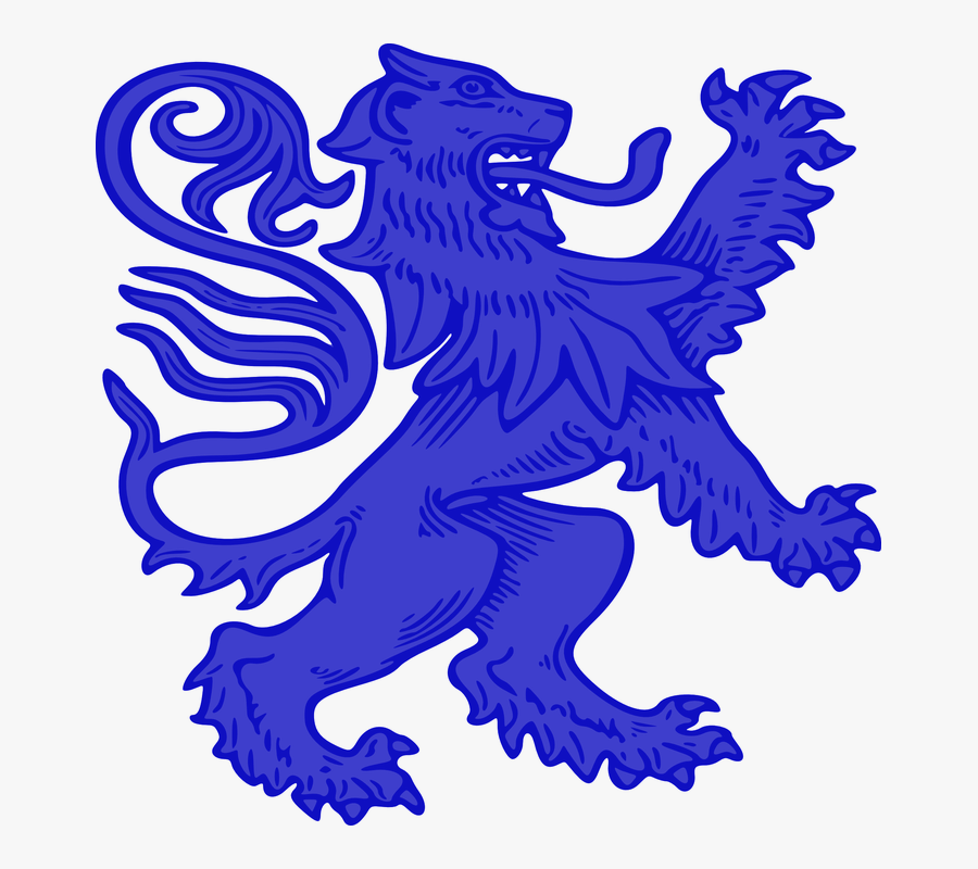Lion, Emblem, Lilac - Clip Art, Transparent Clipart