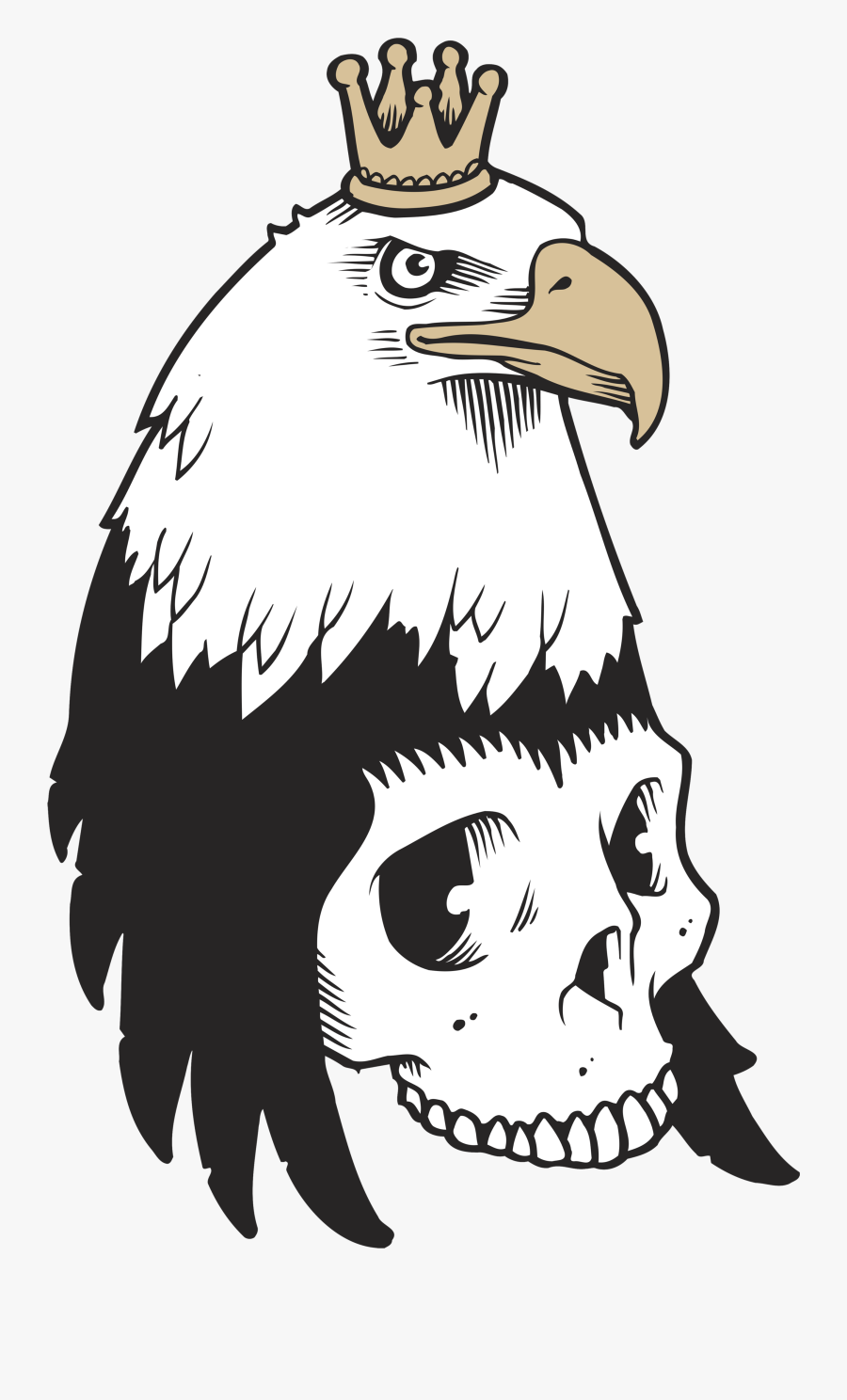 Eagle Skull, Transparent Clipart