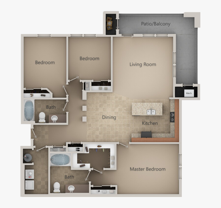 0 For The Floor Plan - Floor Plan, Transparent Clipart