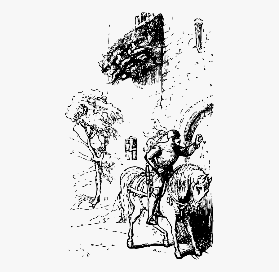 Jack Knocking On Door - Knight Knocking On Door, Transparent Clipart