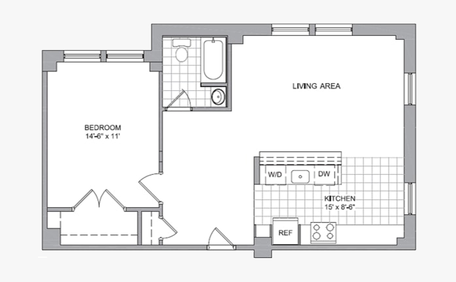1b10 - Floor Plan, Transparent Clipart