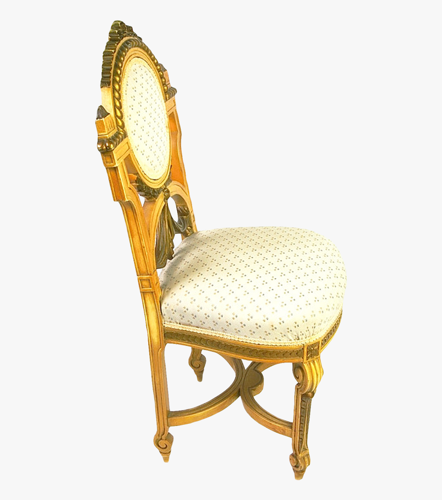 650 X - Gold Chair Png, Transparent Clipart
