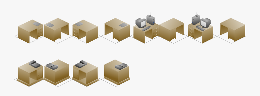 Angle,desk,office - Desk, Transparent Clipart