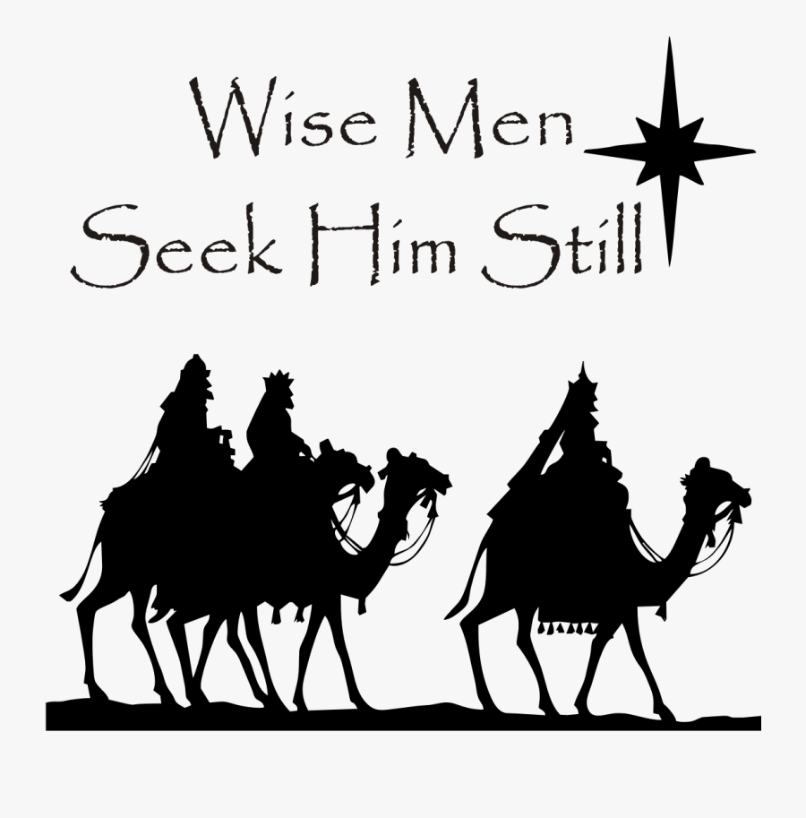 Cm Kids January The - Three Wise Men Silhouette, Transparent Clipart