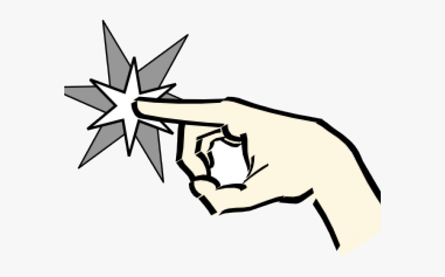 Poke Cliparts - Pointing Hand, Transparent Clipart