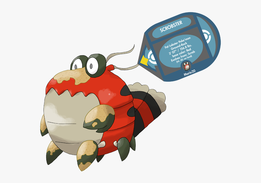 Another Lobster Fakemon By Marix20 - Lobster Fakemon, Transparent Clipart