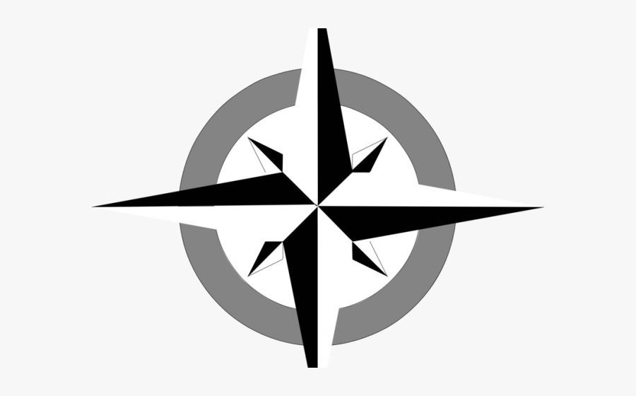 Compass Rose For Coloring, Transparent Clipart