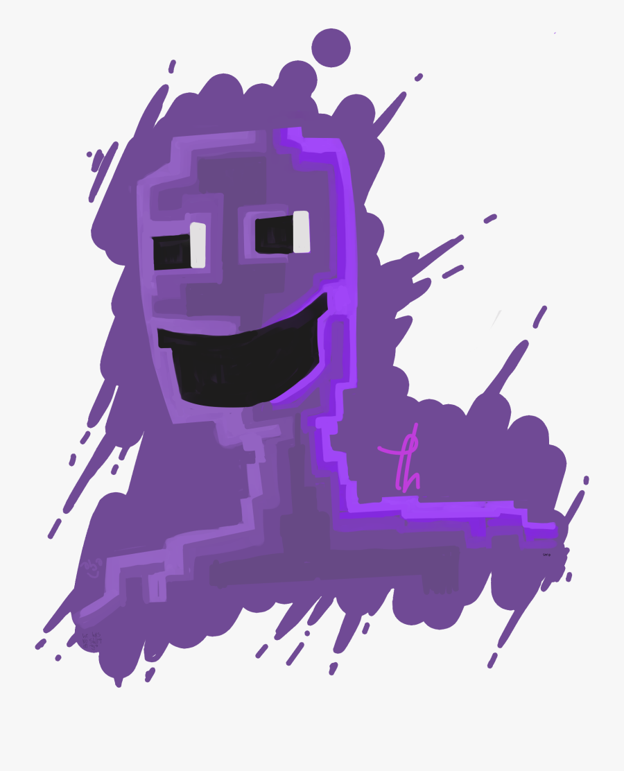 Semicolon Drawing Purple - Drawing, Transparent Clipart