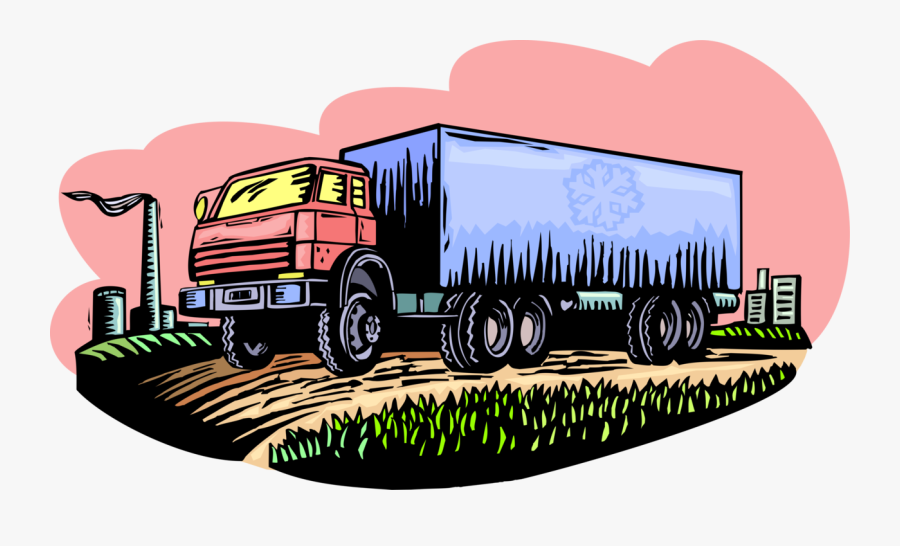 Trucking Vector Freight Truck, Transparent Clipart