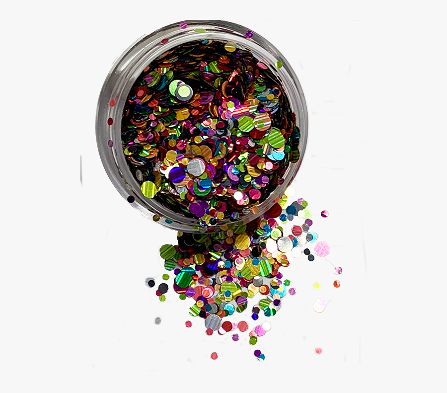 Transparent Glitter Confetti Png - Circle, Transparent Clipart
