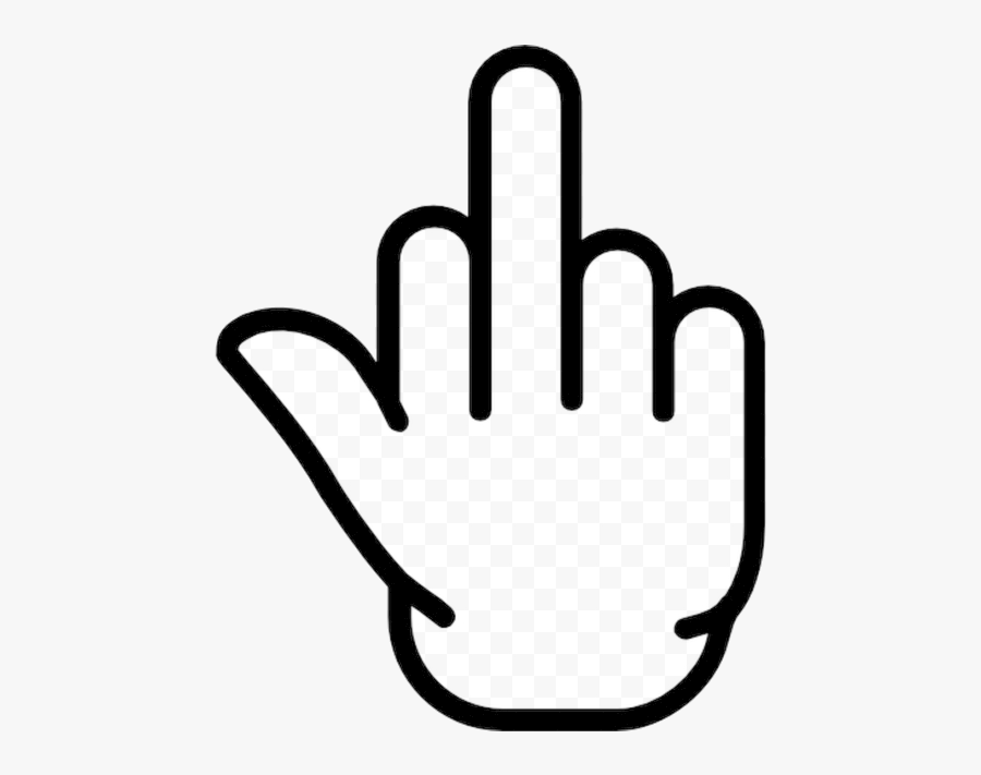 Middle Finger The Clip Art Others Transprent Logo Transparent - Middle Finger Clip Art Black And White, Transparent Clipart