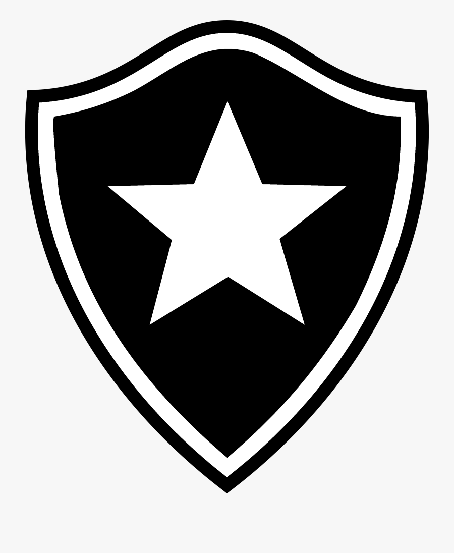Botafogo Fc Pb Logo Black And White - Captain America Logo Hd, Transparent Clipart
