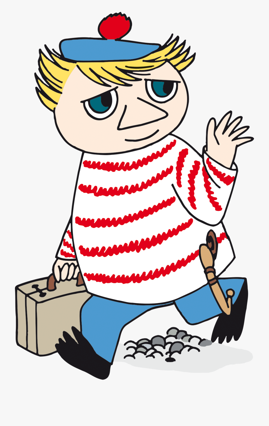 Too Ticky Waving - Totiki Moomin, Transparent Clipart