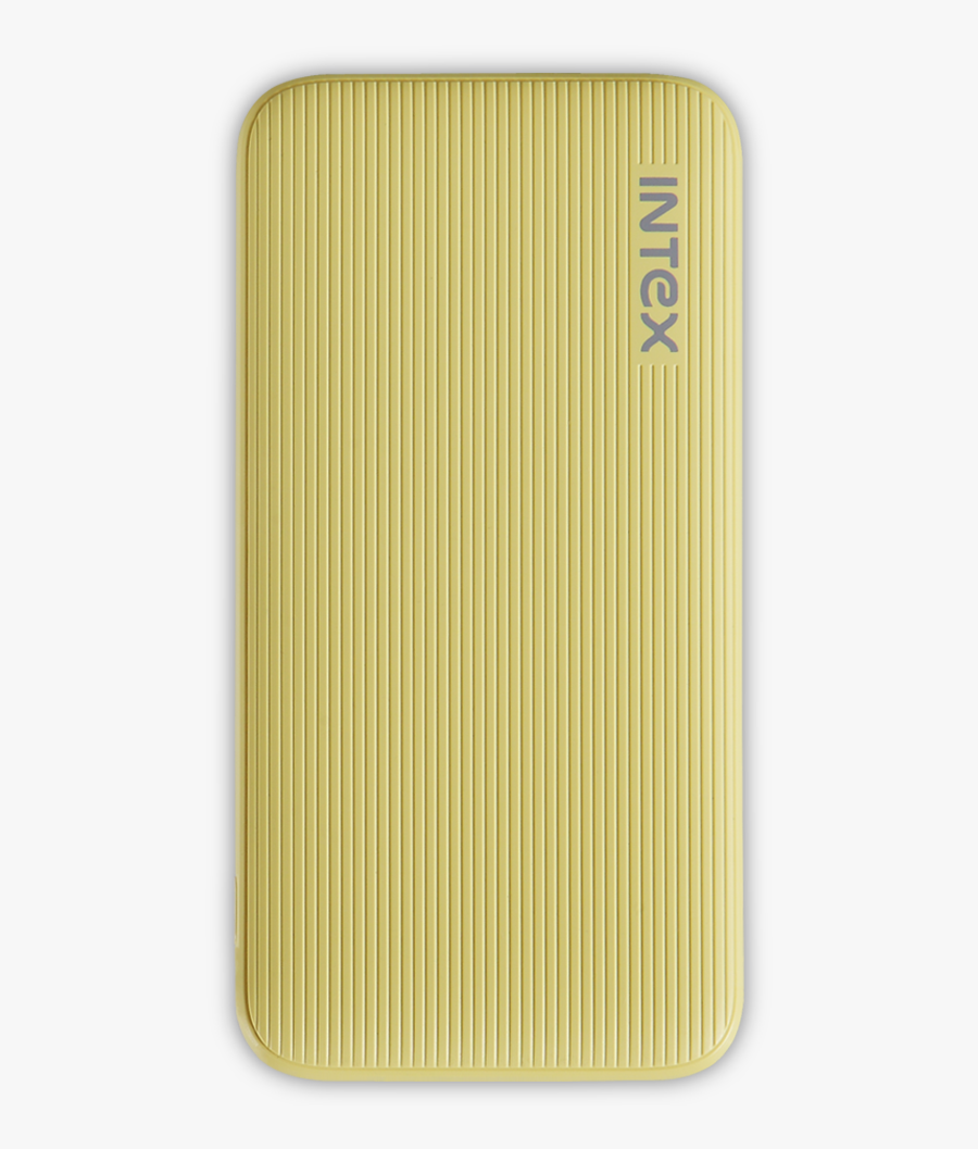 Intex Pb-6k Poly Power Bank In Yellow Color - Intex Technologies, Transparent Clipart