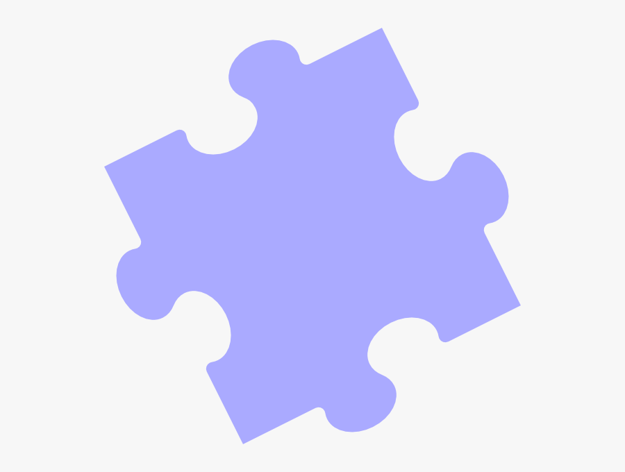 Puzzle Piece Blue Clip Art - Transparent Background Puzzle Piece Png, Transparent Clipart