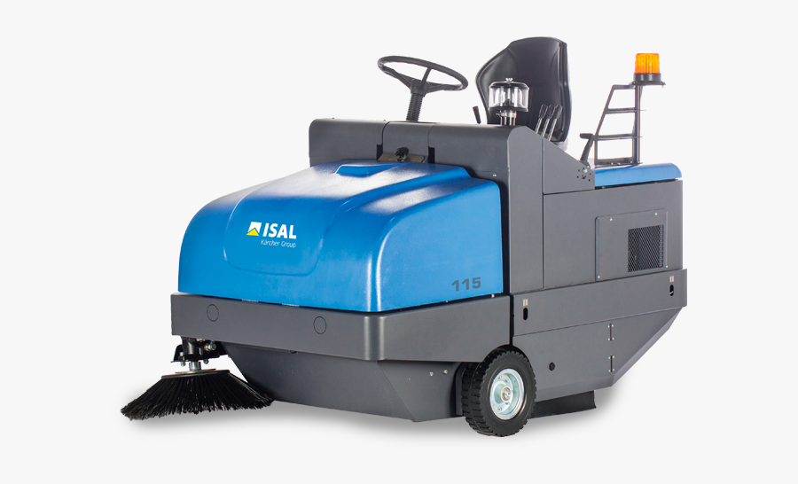 Isal Pb115e Ride-on Sweeper - Machine, Transparent Clipart