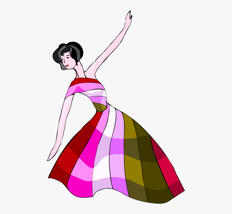 Art,shoe,girl - คน เต้น ตัว การ์ตูน, Transparent Clipart