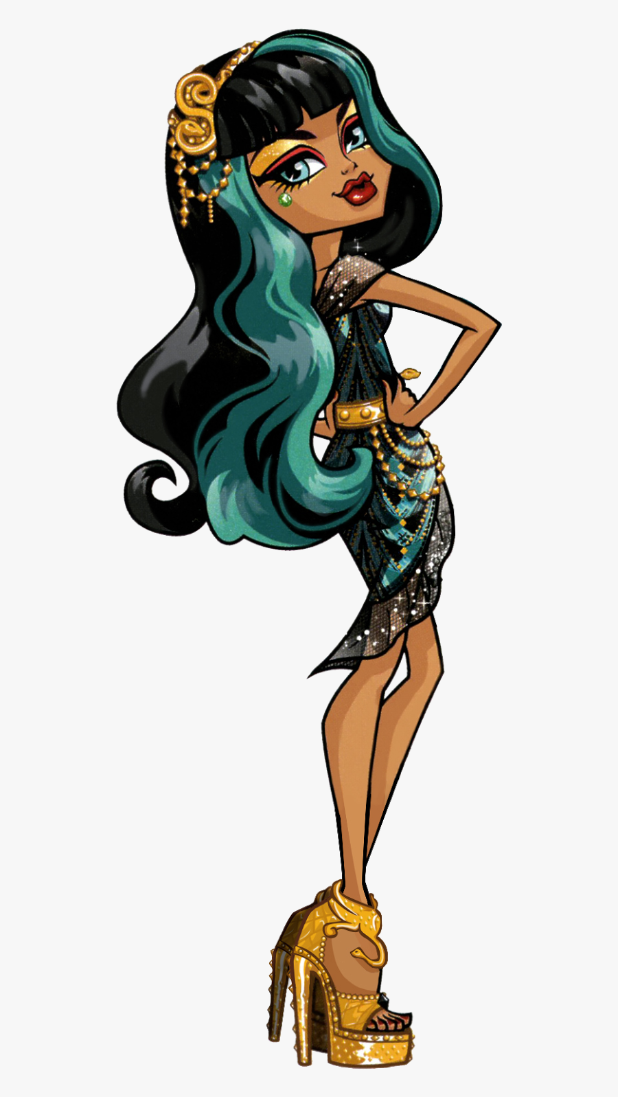 Fashion Clipart Fashion Merchandising - Monster High Frights Camera Action Cleo, Transparent Clipart