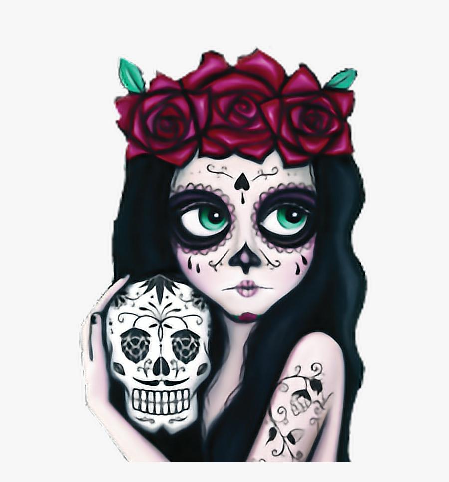 #catrina 😍 #freetoedit - La Calavera Catrina Garage Project, Transparent Clipart