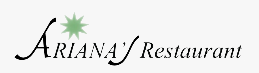 Ariana"s Restaurant - Calligraphy, Transparent Clipart