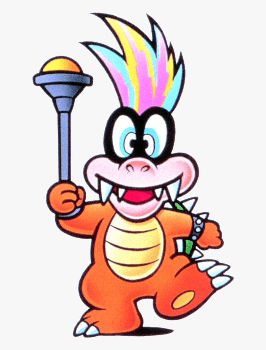 Super Mario Clipart Koopa - Iggy Koopa Super Mario Bros 3, Transparent Clipart