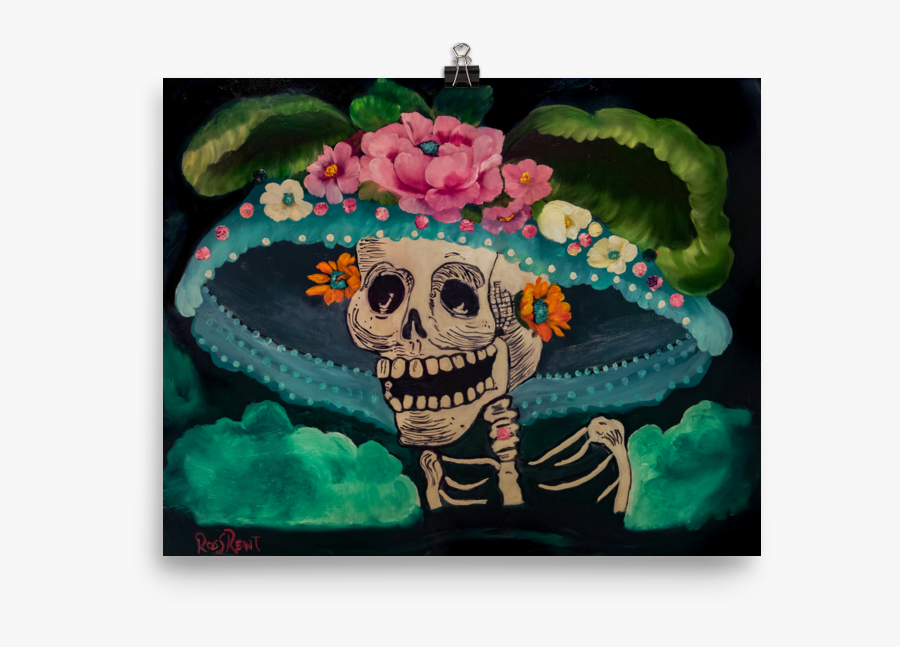 La Calavera Catrina, Transparent Clipart