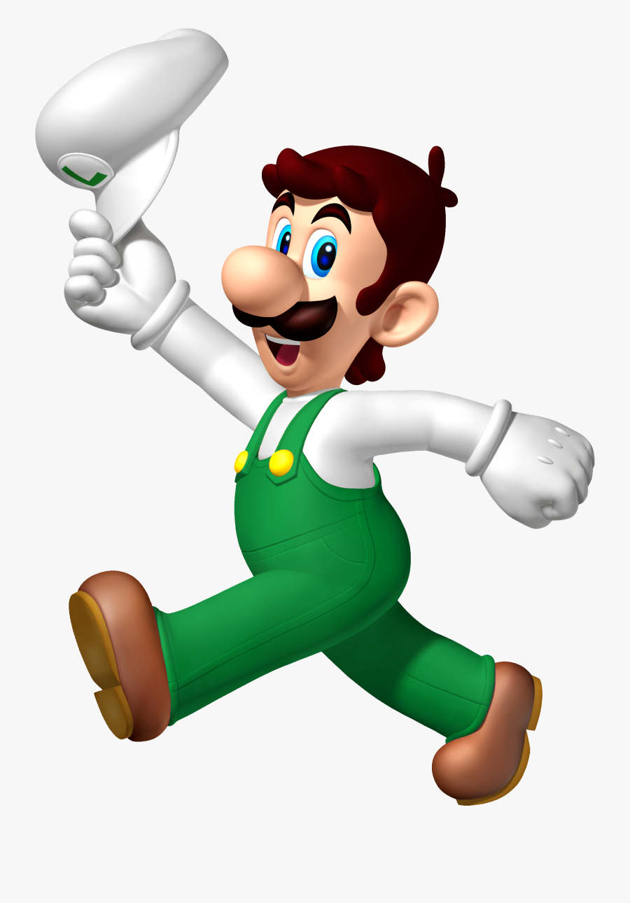 Super Mario Fire Luigi, Transparent Clipart