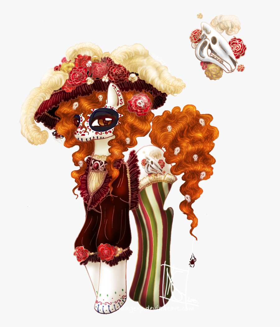 Transparent Catrina Clipart - Illustration, Transparent Clipart