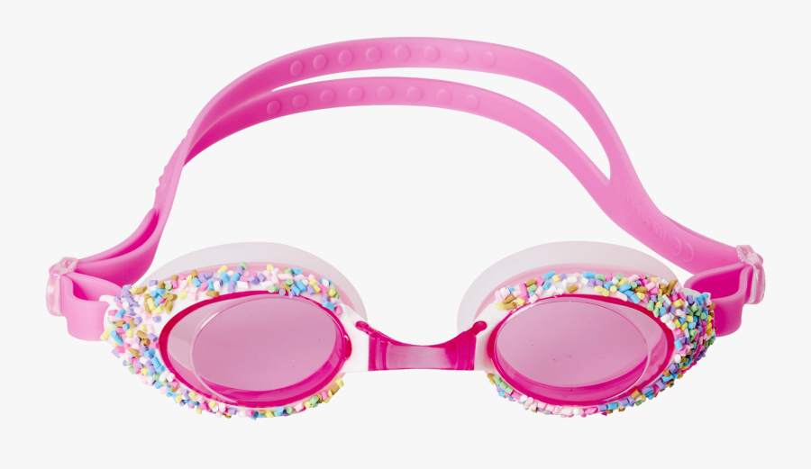Swim Goggles With Sprinkles, Transparent Clipart