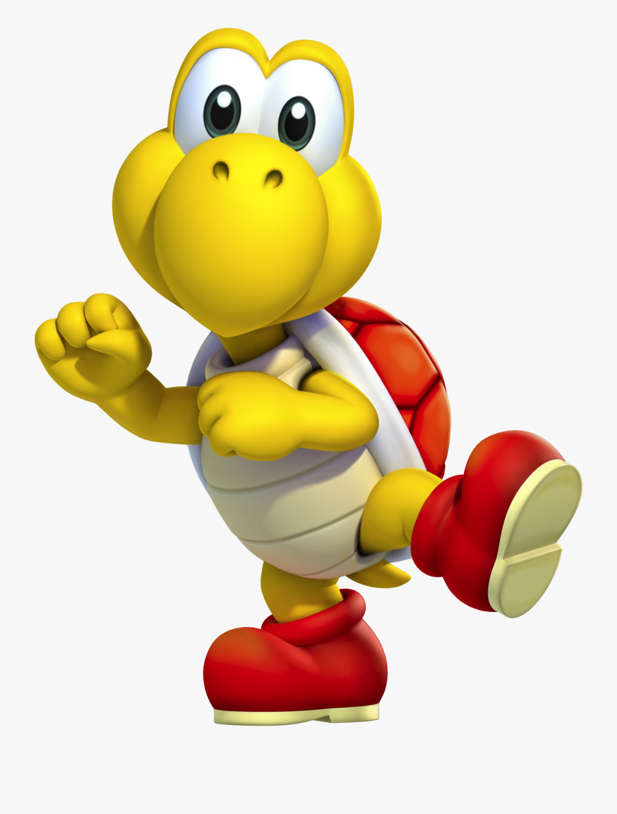 Coin Clipart Mario Bros - Red Koopa Troopa, Transparent Clipart