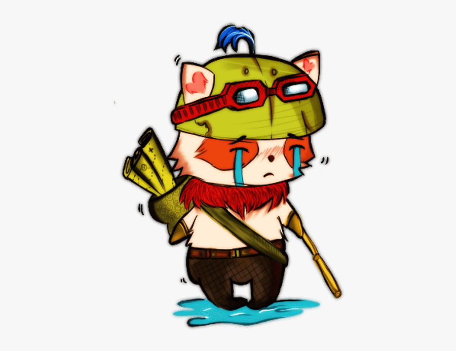 League Of Legends Clipart Temo - League Of Legends Teemo Sad, Transparent Clipart