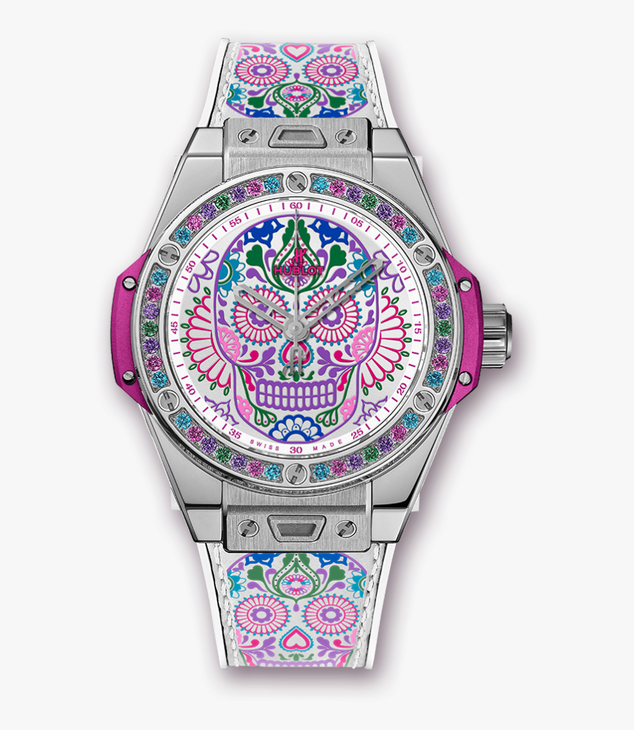 Big Bang One Click Calavera Catrina Steel - 465 Sx 2090 Vr 1299 Mex18, Transparent Clipart